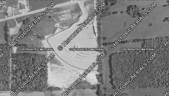 Walake Drive-In Theatre - 1957 Aerial Photo